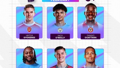 英超2月最佳候选：约克雷斯、舍什科、范戴克、塞梅尼奥在列